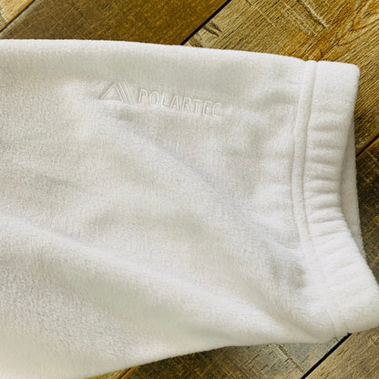 POLARTEC® FACEMASK HALF ZIP WHITE BOX LOGO