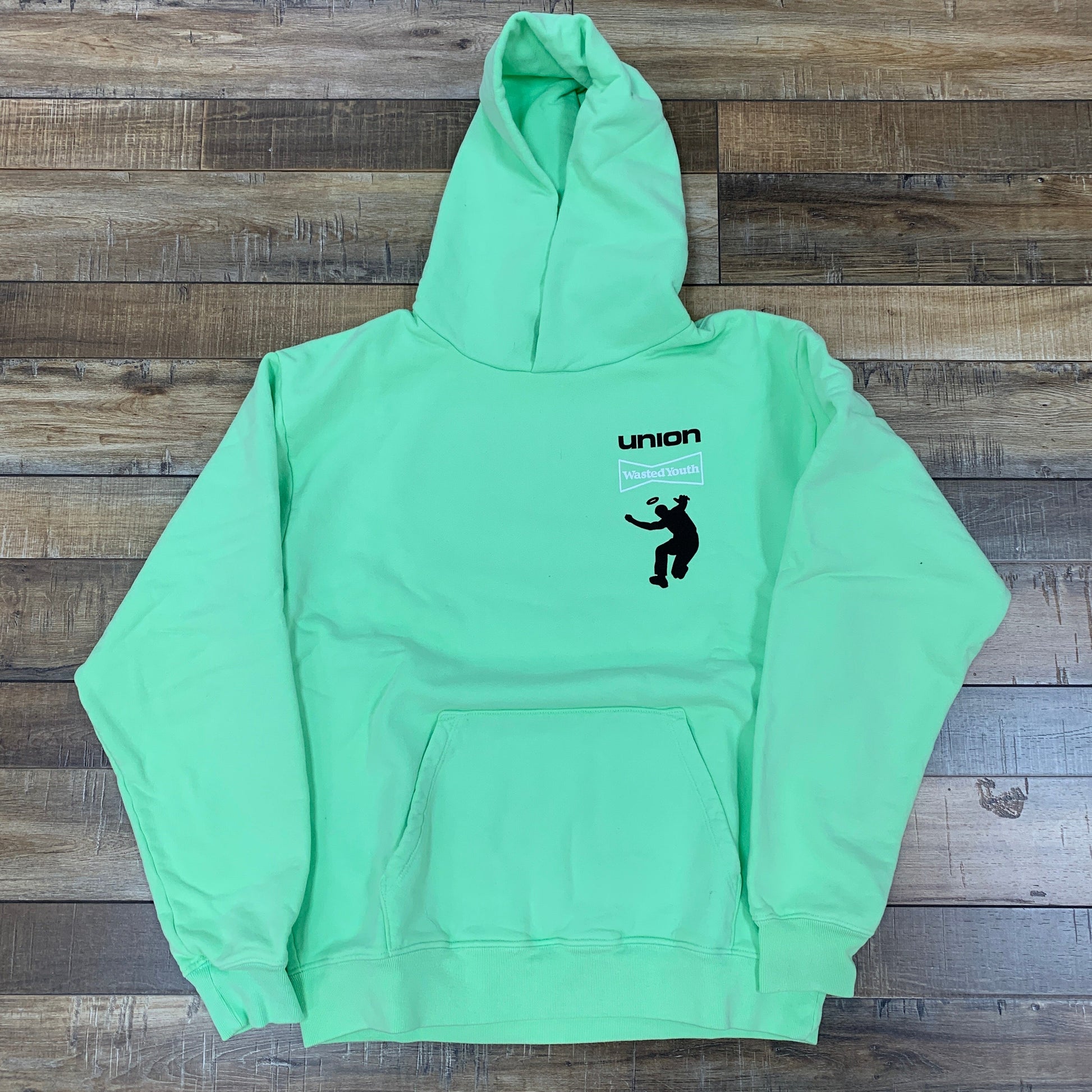 Green Verdi Hoodie from Union x Wasted Youth x Verdi collaboration, brand new condition.