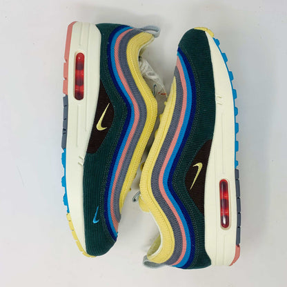 Nike Air Max 1/97 SW Sean Wotherspoon sneakers, brand new, features colorful design and extra laces.