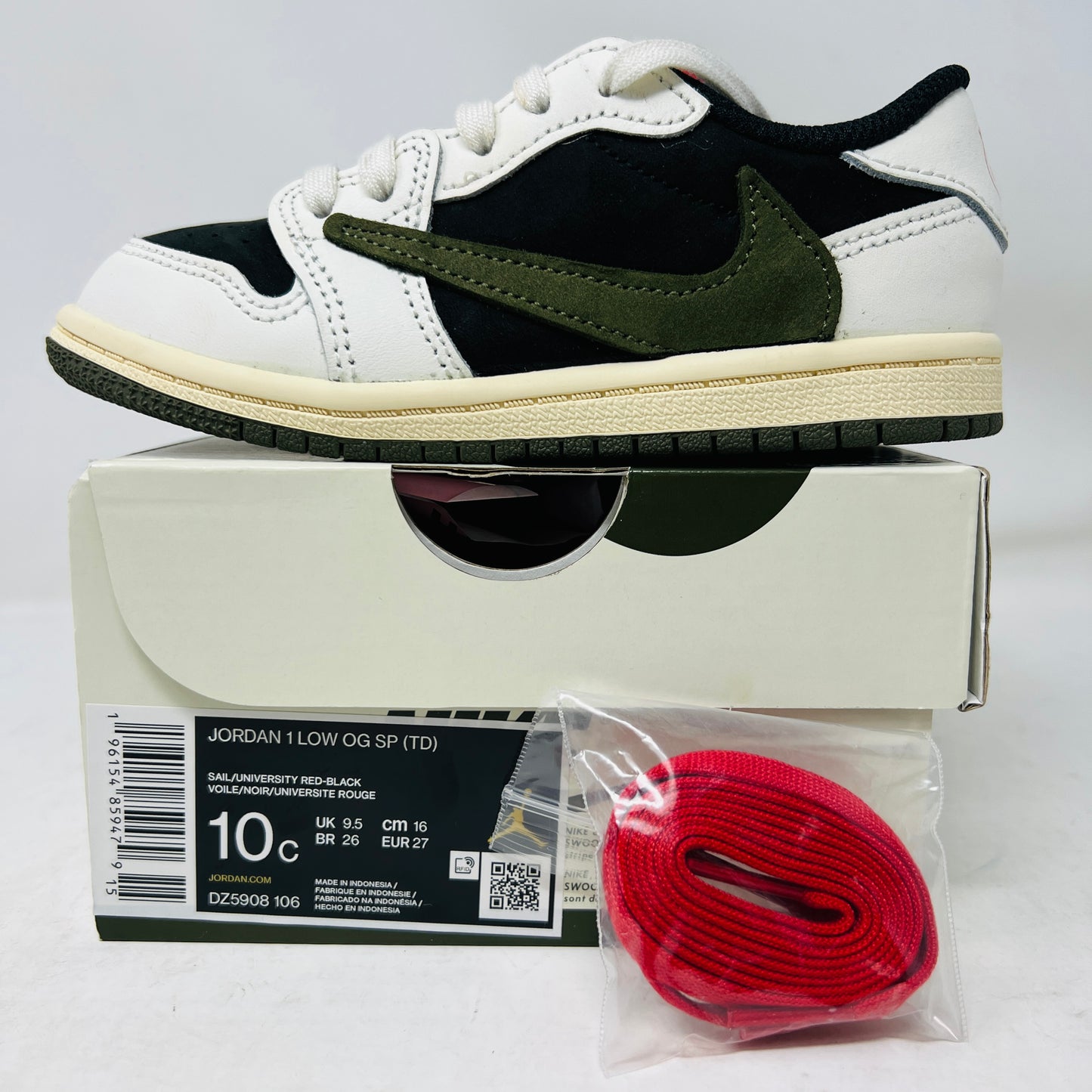 Jordan 1 Retro Low OG SP Travis Scott Medium Olive (TD)