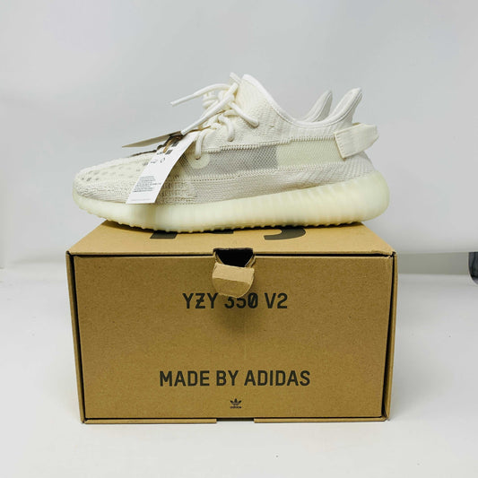 Yeezy 350 V2 Bone sneakers on box, brand new condition, 2022 release.