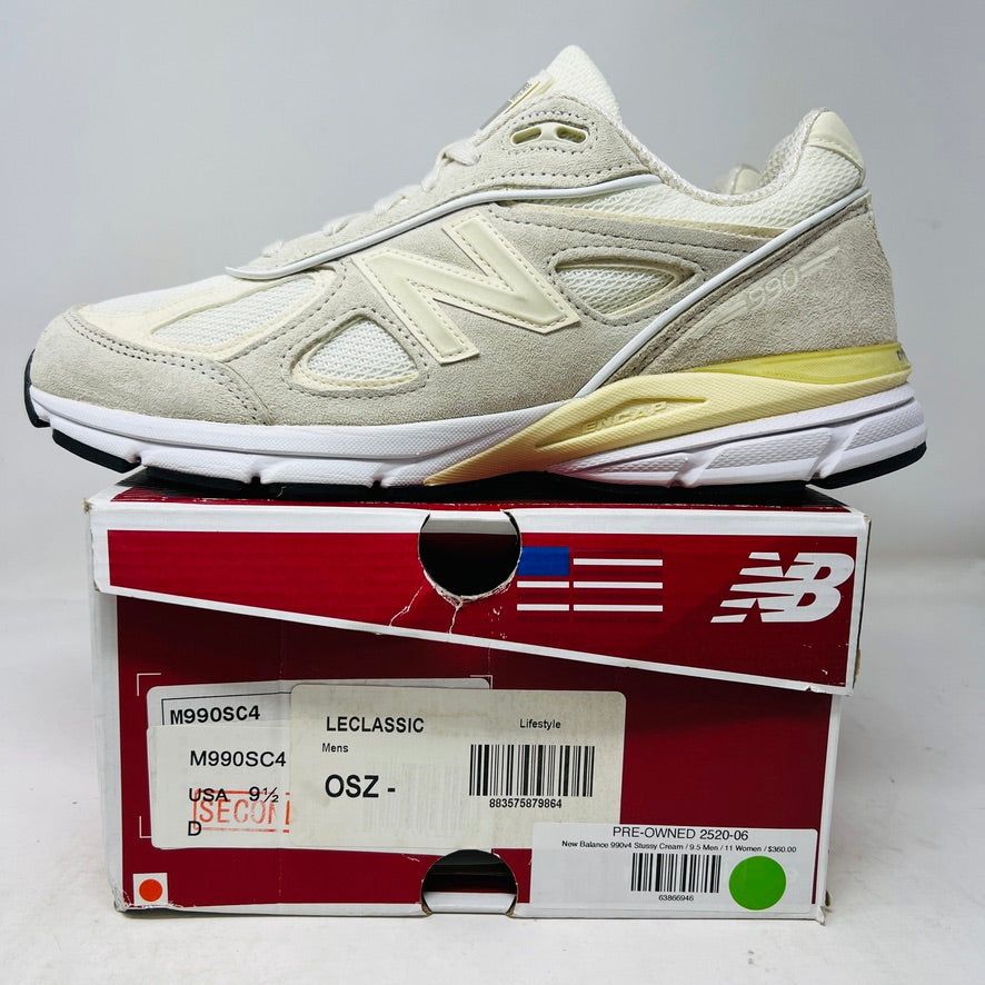 New Balance 990v4 Stussy Cream