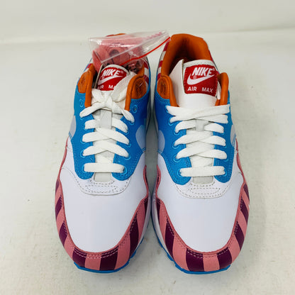 Nike Air Max 1 Parra 2018 Friends and Family sneaker with vibrant colors and premium design.