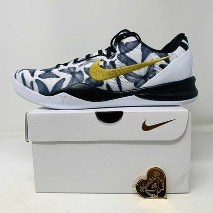 Nike Kobe 8 Protro Mambacita sneakers, brand new, good box condition, with gold heart accessory, 2024 model.