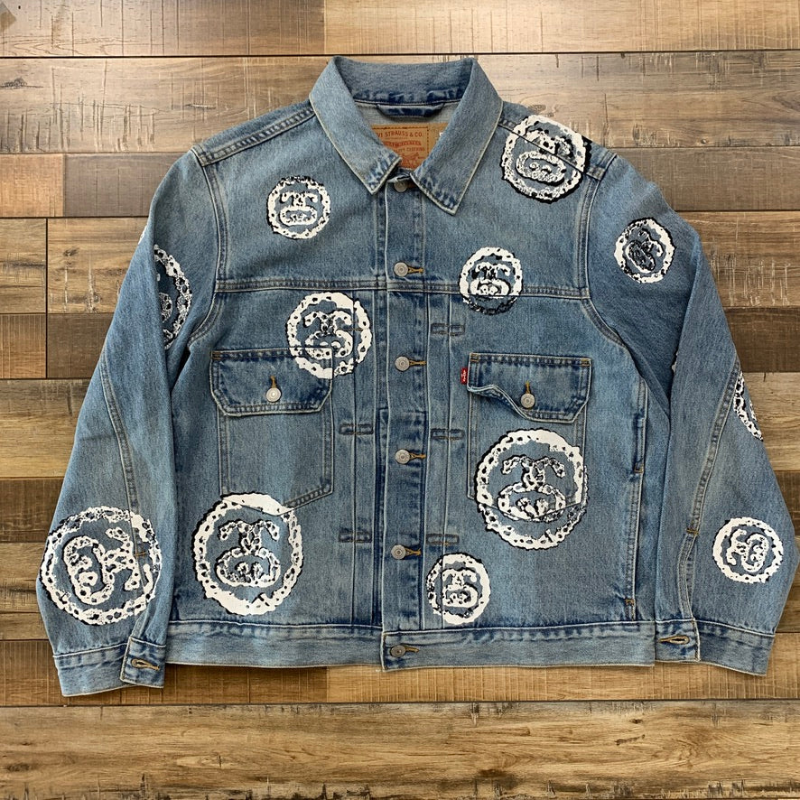 Denim Tears Type 2 Jacket Indigo, Stussy collaboration, brand new condition.