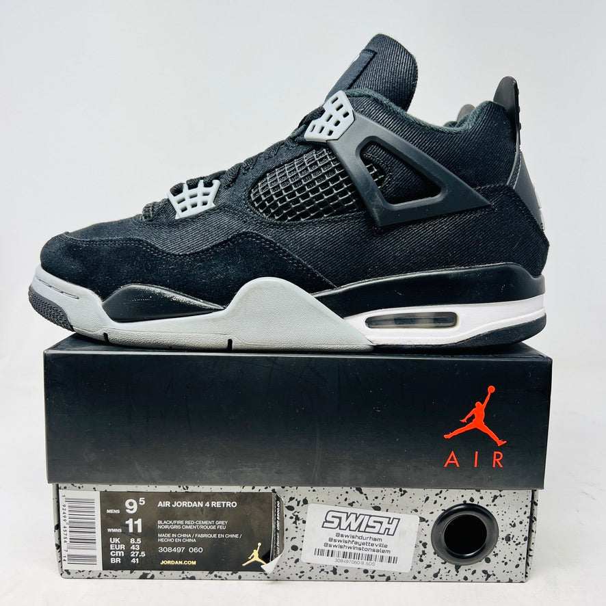 Jordan 4 Retro SE Black Canvas