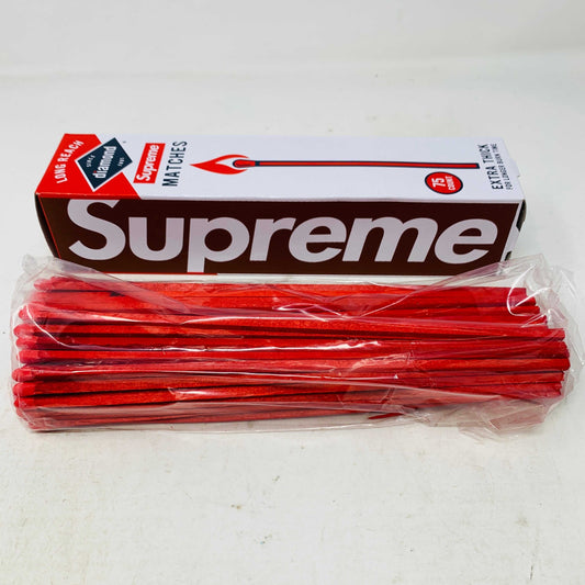 NY Skateboards Diamond Matches Long Reach Box of 75 with Supreme logo and diamond design.