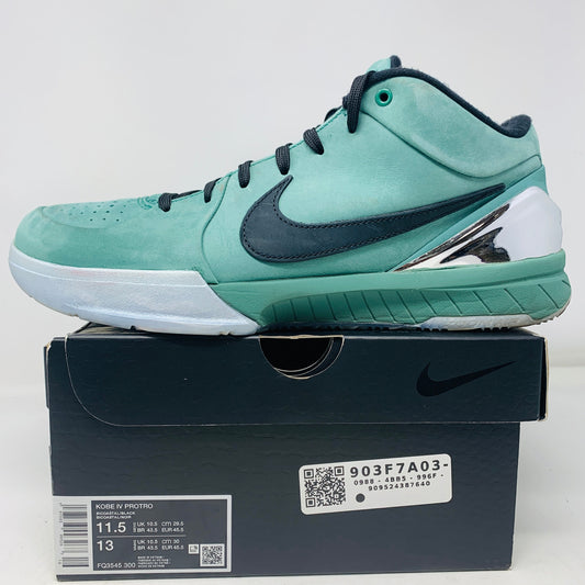 Nike Kobe 4 Protro Girl Dad sneakers in size 11.5 on top of original box, 2024 edition.