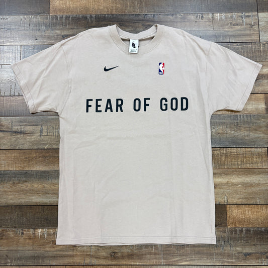 Fear of God x Nike Warm Up T-shirt Oatmeal