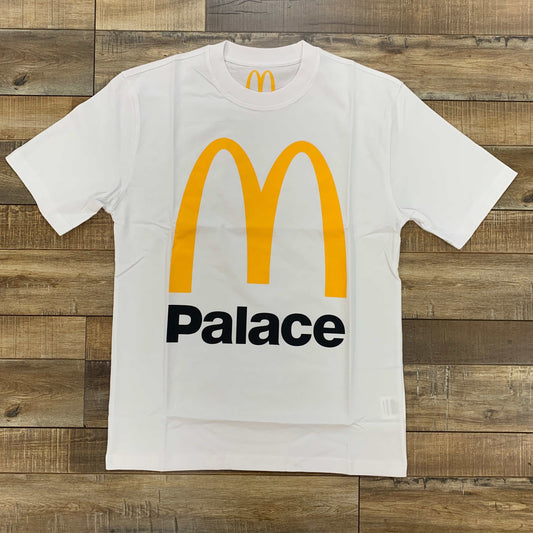 Palace x McDonald's Logo T-shirt White, medium, brand new condition.