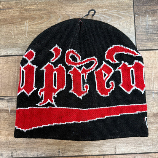 Supreme New Era Accent Beanie Black, brand new, 100% authentic.