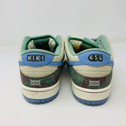 Nike SB Dunk Low Crenshaw Skate Club sneakers, showcasing the iconic logo and stylish design.