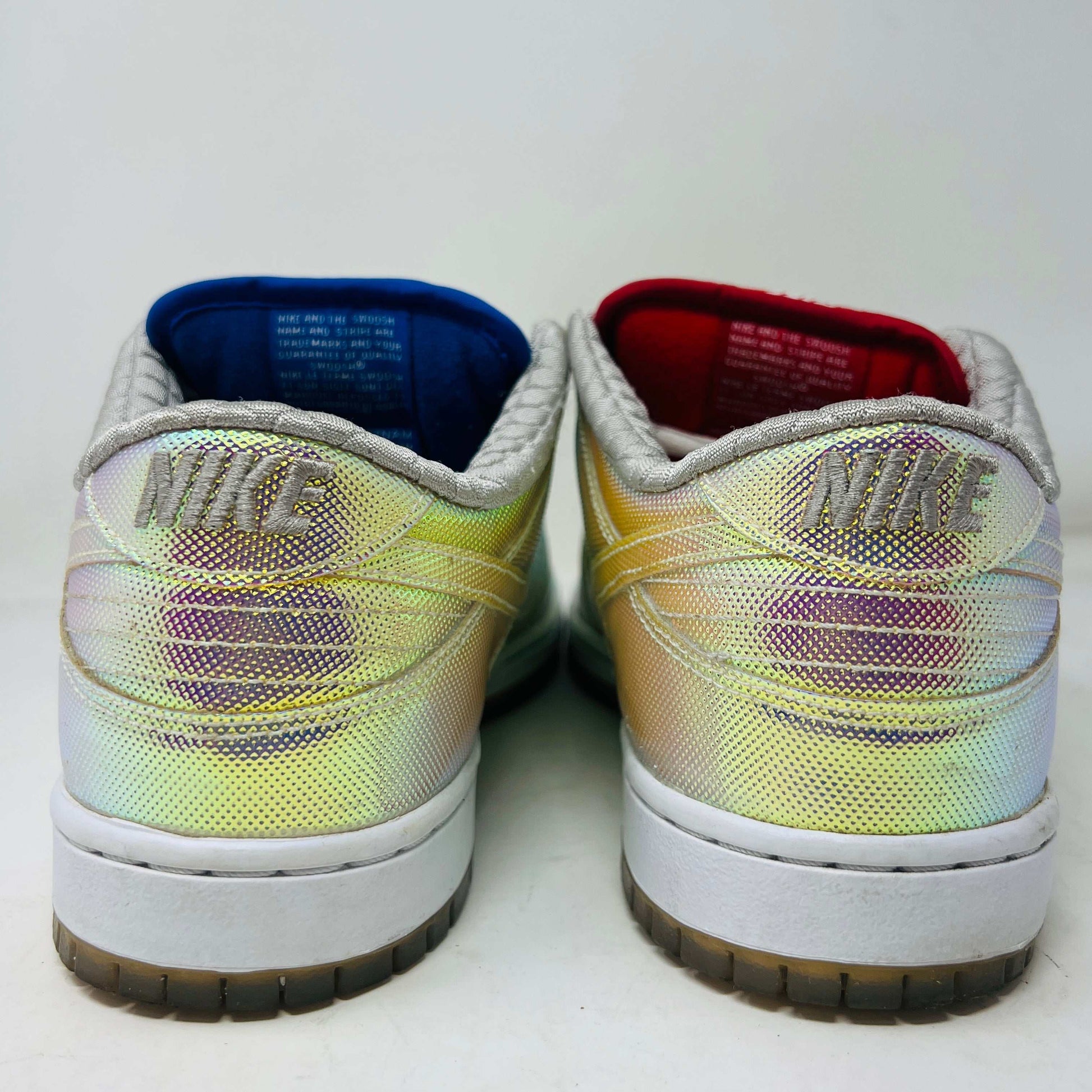 Nike SB Dunk Low Concepts Grail, size 9.5, holographic finish, 2015 release.