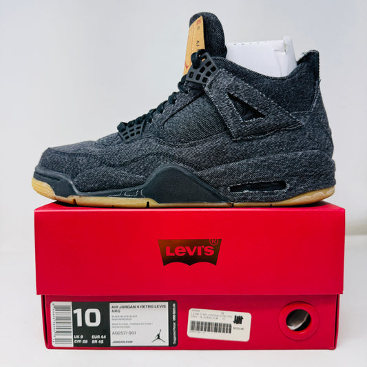 Jordan 4 Retro Levi's Black