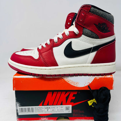 Jordan 1 Retro High OG Chicago Lost and Found, size 7, clean uppers, authentic.