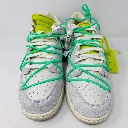 Nike Dunk Low Off White Lot 14 sneakers, brand new, 2021 release with zip tie accessory.