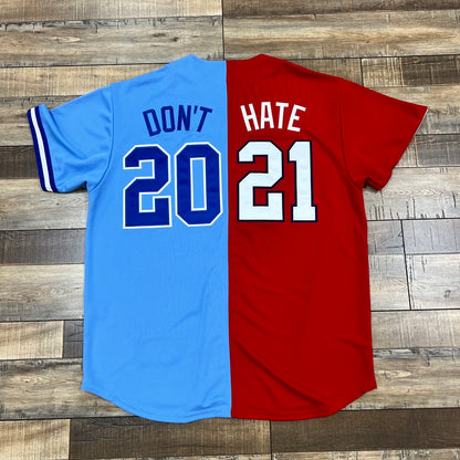 Supreme Don't Hate Baseball Jersey Red