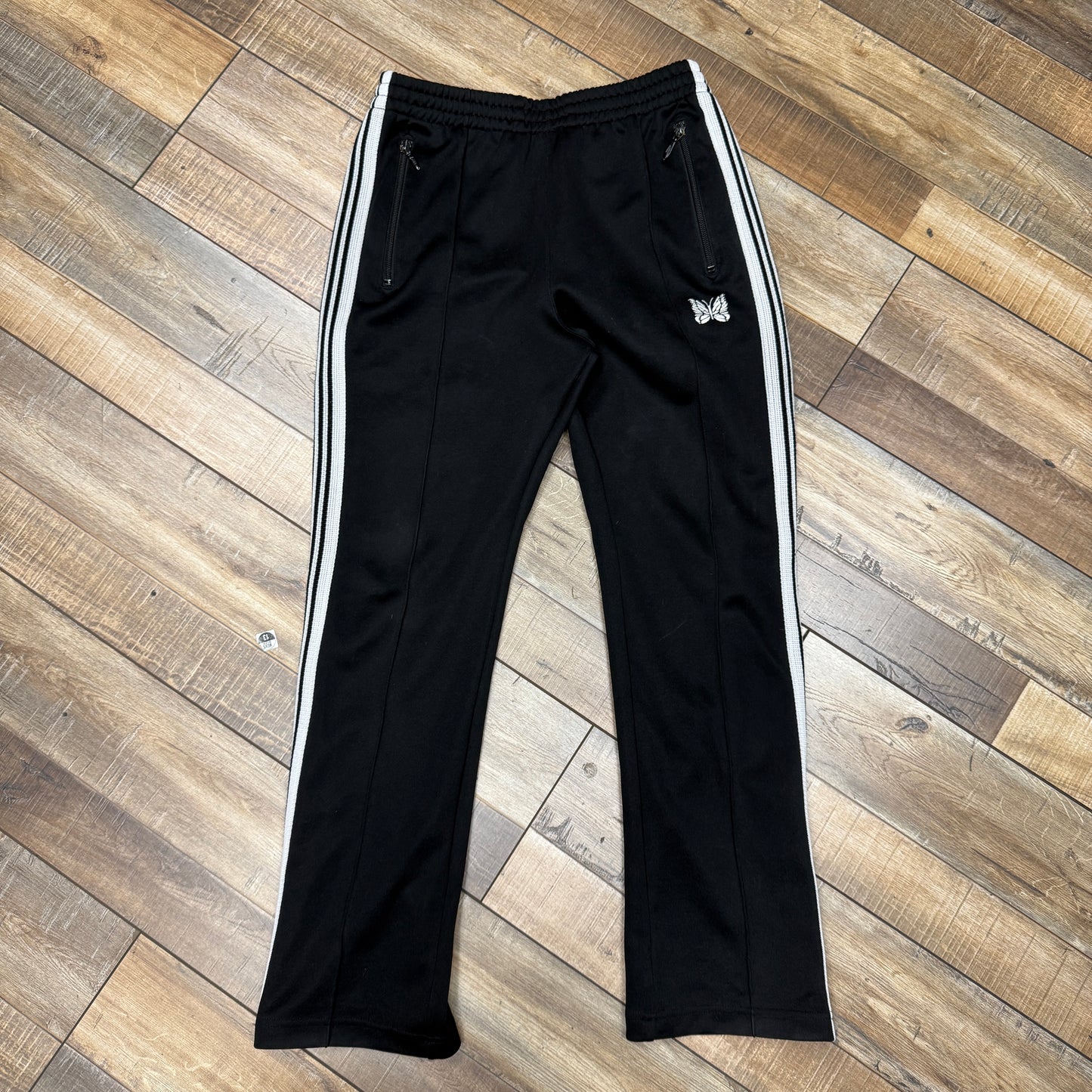 Needles Track Pants Black White