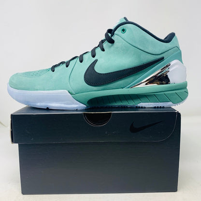 Nike Kobe 4 Protro Girl Dad sneakers in teal on box, 2024 release.